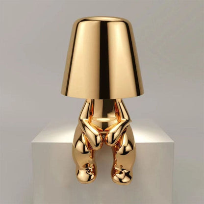 Elegant Rechargeable Table Light with Touch Control and Soft LED Illumination
