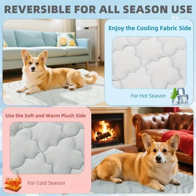 ChillZone Pet Cooling Mat - Gel-Infused Comfort for Pets