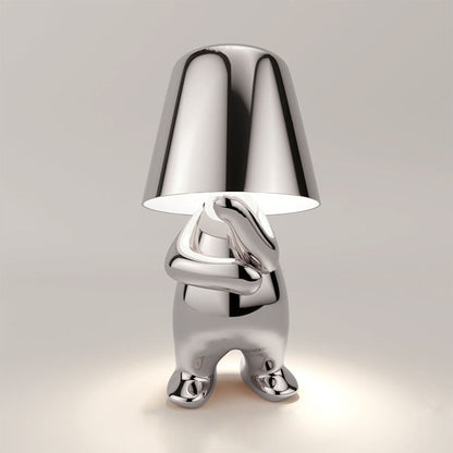 Elegant Rechargeable Table Light with Touch Control and Soft LED Illumination
