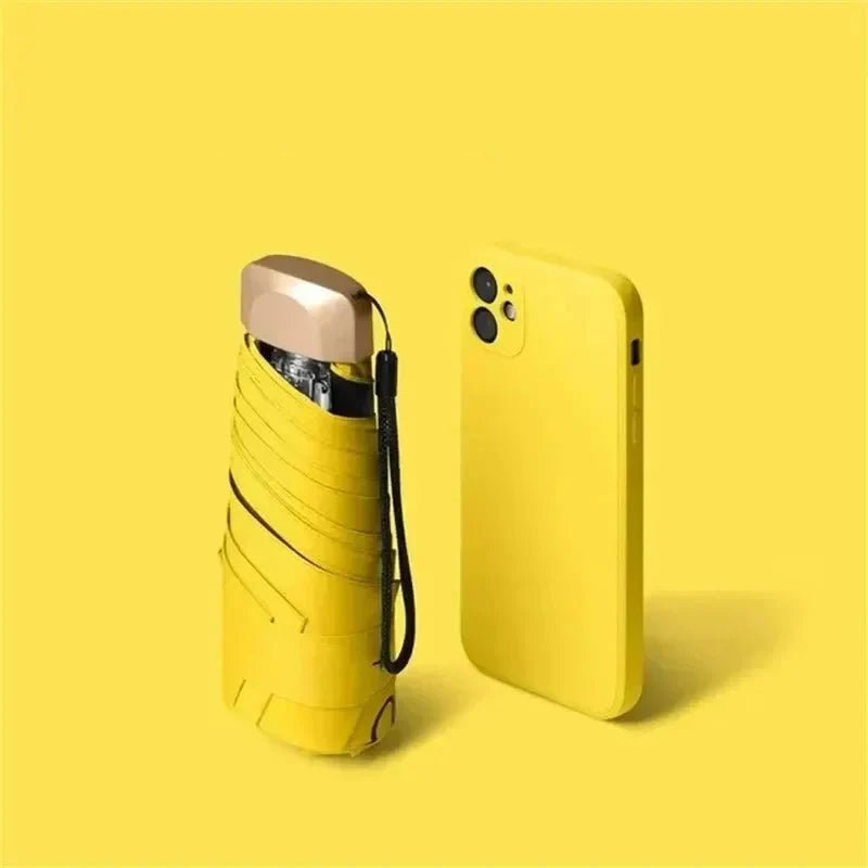 Portable Umbrella with UV Shield and Wind Resistance