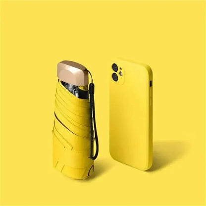 Portable Umbrella with UV Shield and Wind Resistance