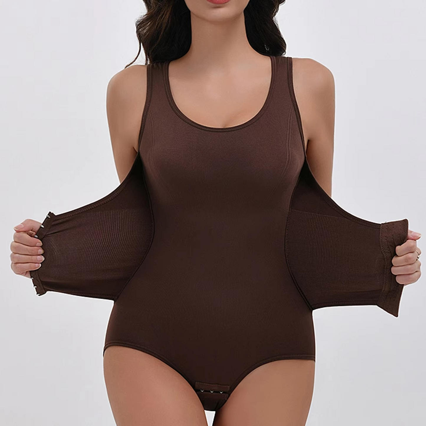 Sleek Bodysuit and Bra Combo with Custom Fit Straps