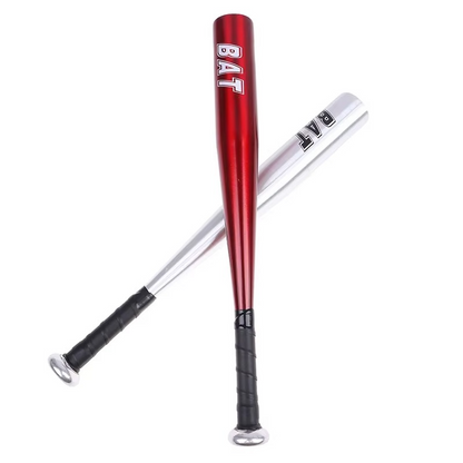 Compact Aluminum Bat with Grip for Practice and Storage