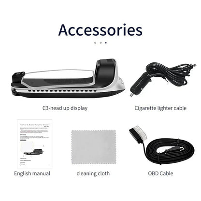 Smart Dashboard Projector with GPS and Speed Tracking