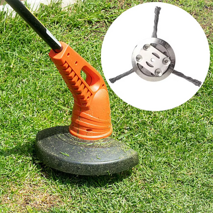 High-Performance Wire Brush Head for Battery-Powered Trimmers