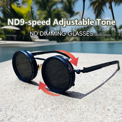 Customizable Polarized Sunglasses with Round Design and UV Defense