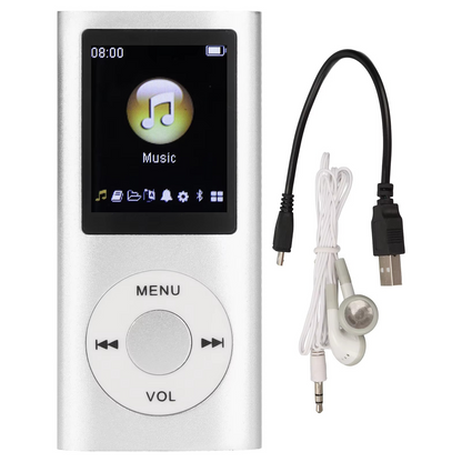 Slim Music Player with 1.8-Inch Display and High-Fidelity Sound
