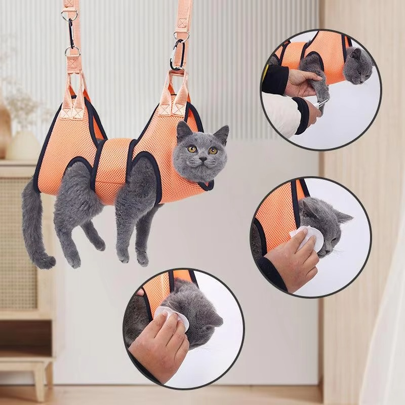 Comfortable Pet Grooming Sling with Adjustable Leg Openings