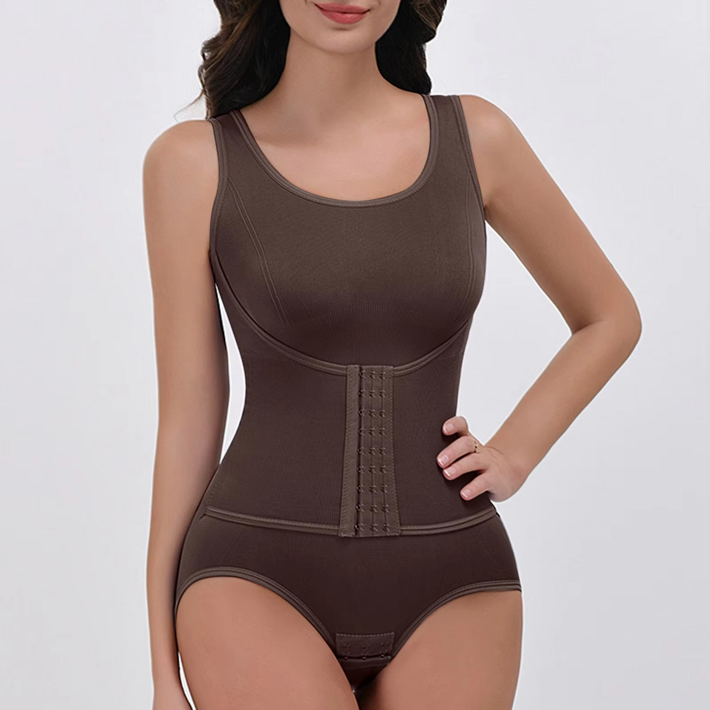 Sleek Bodysuit and Bra Combo with Custom Fit Straps