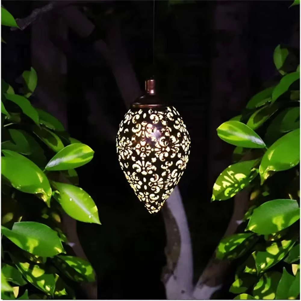 Illuminate Your Outdoors with Solar-Powered Water Drop Light
