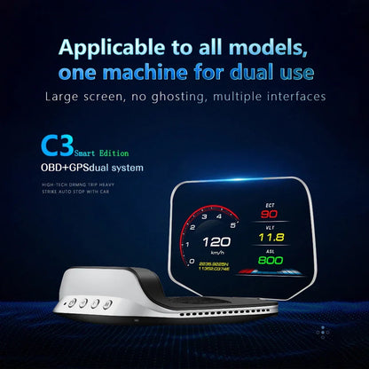 Smart Dashboard Projector with GPS and Speed Tracking