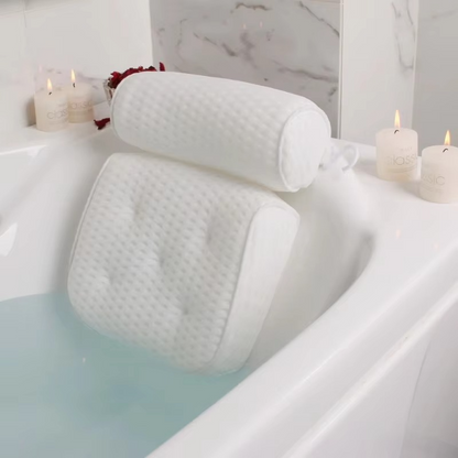 Ultimate Comfort Bath Support Pillow with Secure Suction Cups
