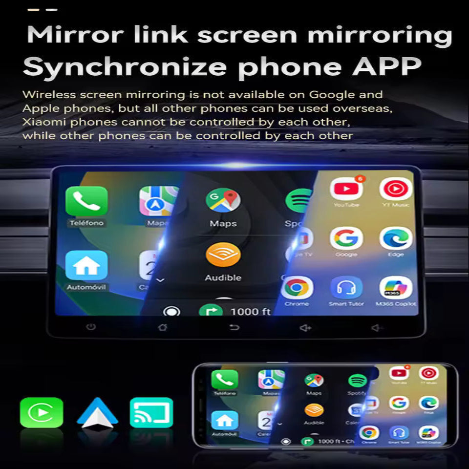 Smart Wireless Car Display Adapter with Auto Connect & Mirroring