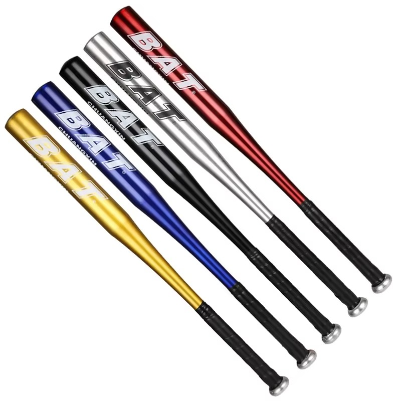Compact Aluminum Bat with Grip for Practice and Storage