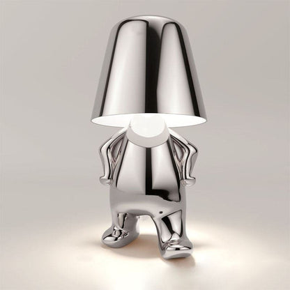 Elegant Rechargeable Table Light with Touch Control and Soft LED Illumination