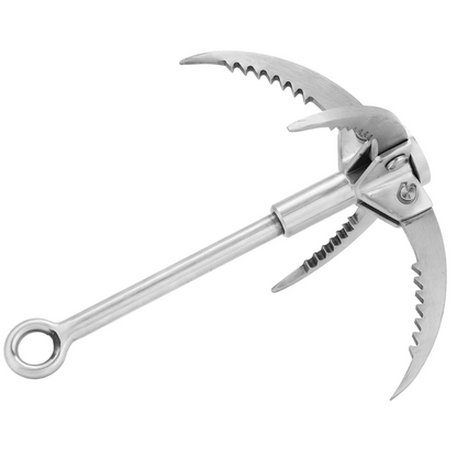 Compact Multi-Prong Grappling Hook with 250lb Strength