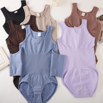 Sleek Bodysuit and Bra Combo with Custom Fit Straps