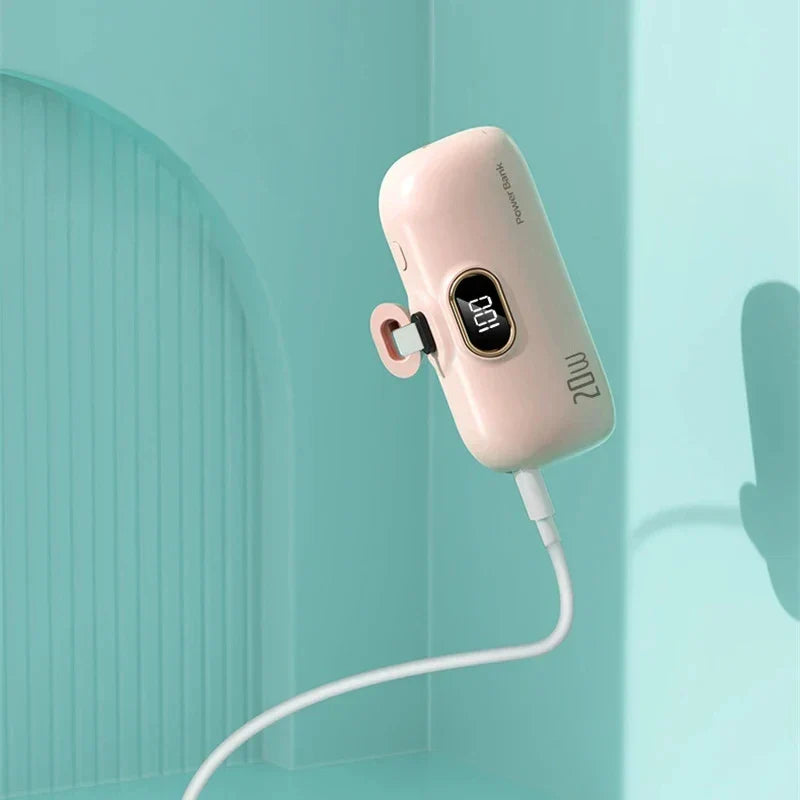 High-Capacity Portable Charger with LED Indicator and Rapid Charge