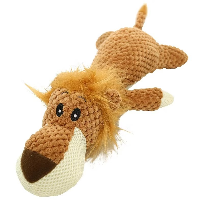 Extra-Large Plush Dog Chew Toy with Interactive Squeaker