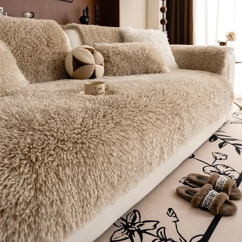 Soft Touch Sofa Protector with Adaptive Fit and Easy Care