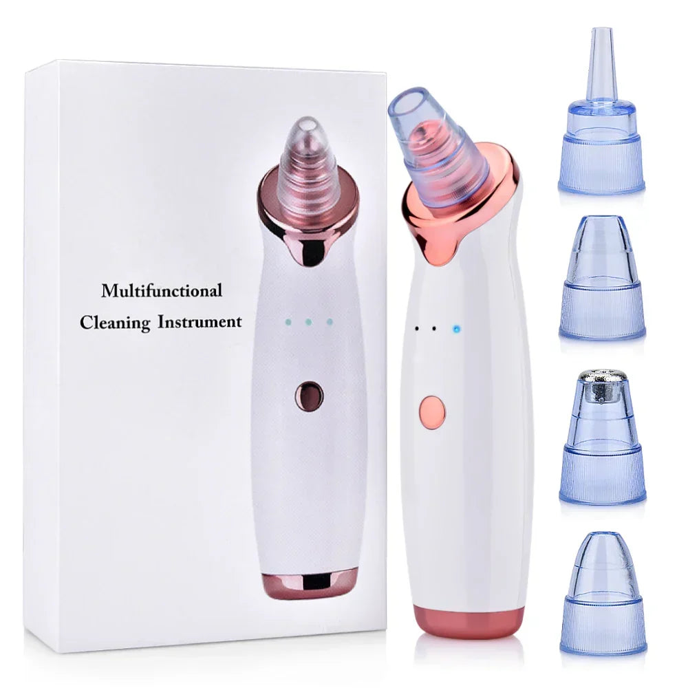 Rechargeable Pore Cleaner with Precision Suction Tip