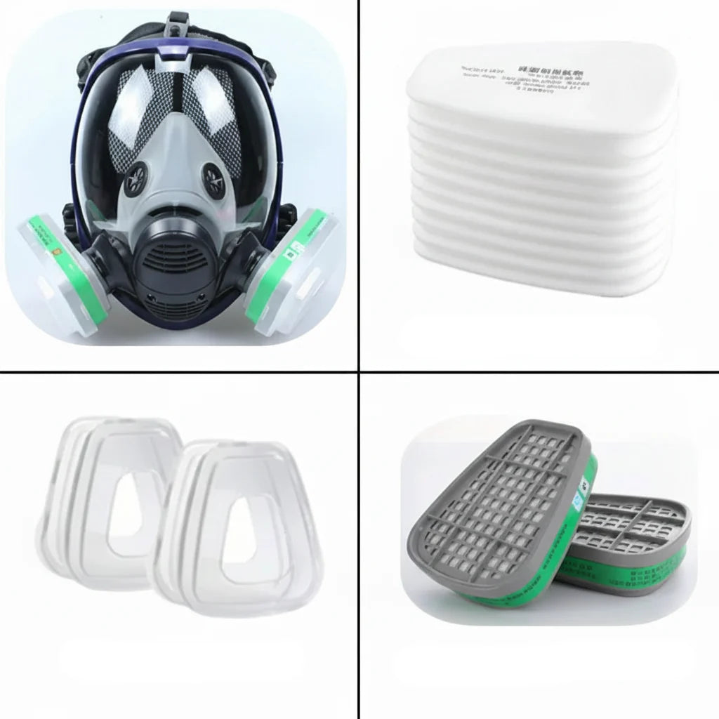 Ultimate Full-Face Safety Respirator with Anti-Fog Visor & Filters