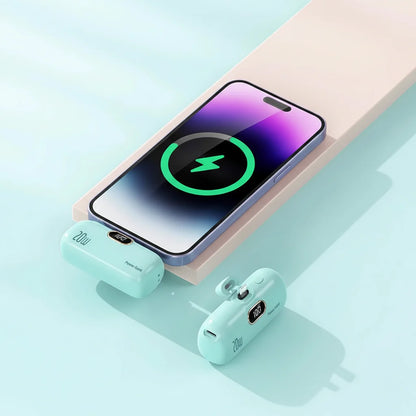 High-Capacity Portable Charger with LED Indicator and Rapid Charge