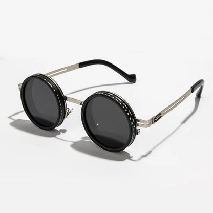 Customizable Polarized Sunglasses with Round Design and UV Defense