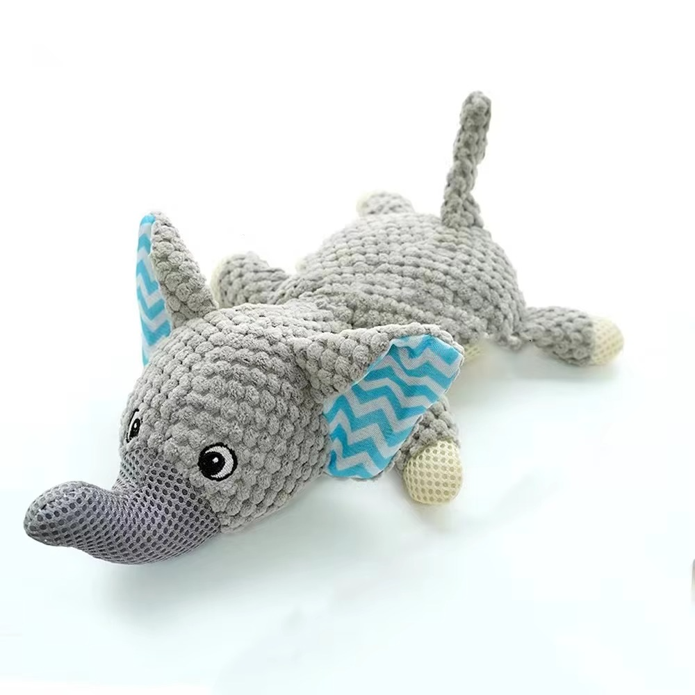 Extra-Large Plush Dog Chew Toy with Interactive Squeaker