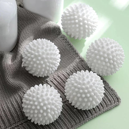 Eco-Friendly Laundry Balls for Frizz-Free, Soft Clothes - Set of 5
