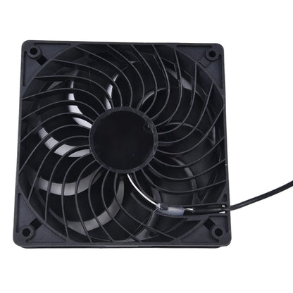 Eco-Friendly Dual Ventilation Fan System with 10W Solar Panel