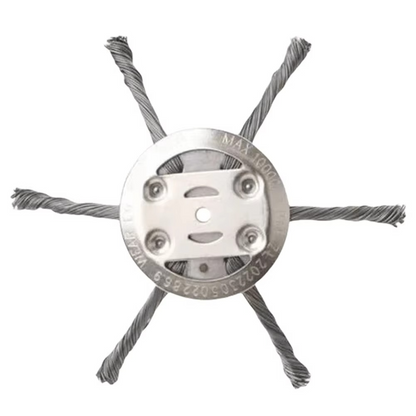 High-Performance Wire Brush Head for Battery-Powered Trimmers