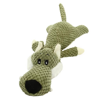 Extra-Large Plush Dog Chew Toy with Interactive Squeaker