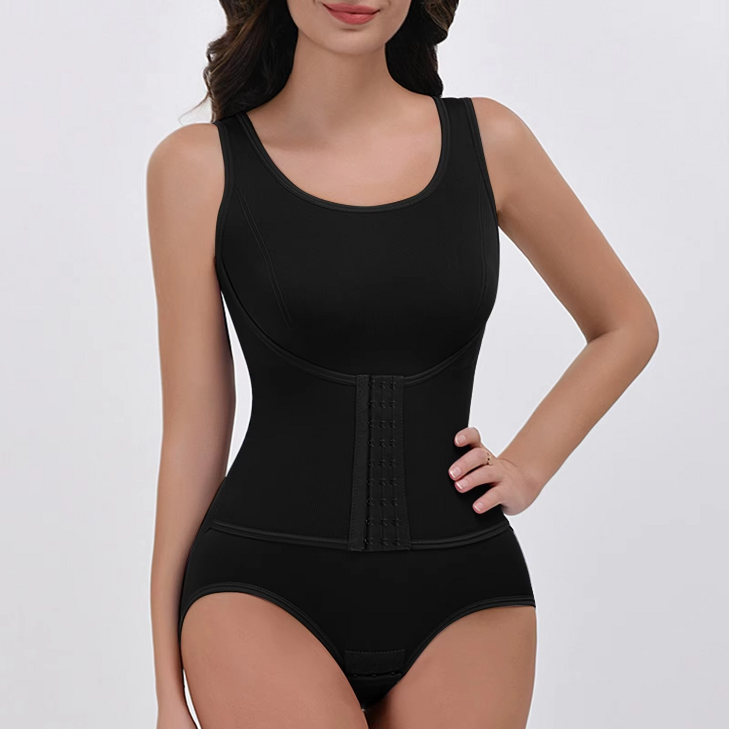 Sleek Bodysuit and Bra Combo with Custom Fit Straps