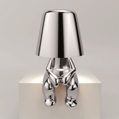 Elegant Rechargeable Table Light with Touch Control and Soft LED Illumination