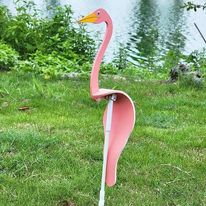 Whirling Aviary Delight: Elegant Bird Spinner for Gardens