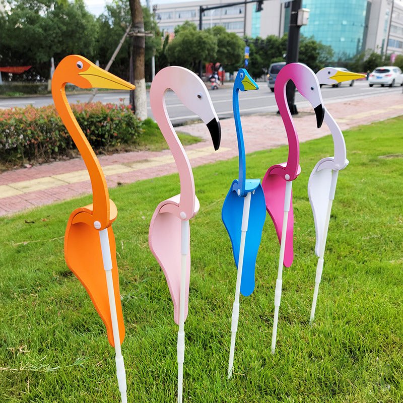 Whirling Aviary Delight: Elegant Bird Spinner for Gardens