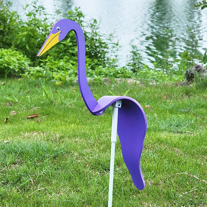Whirling Aviary Delight: Elegant Bird Spinner for Gardens