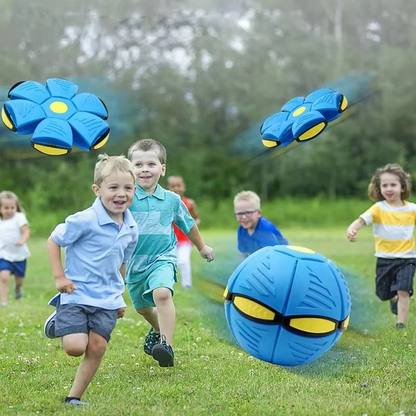 Transforming Disc and Ball for Active Playtime Fun