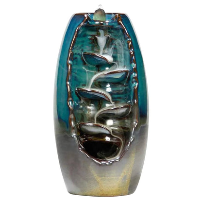 Serenity Cascade Incense Fountain with 50 Aromatic Cones
