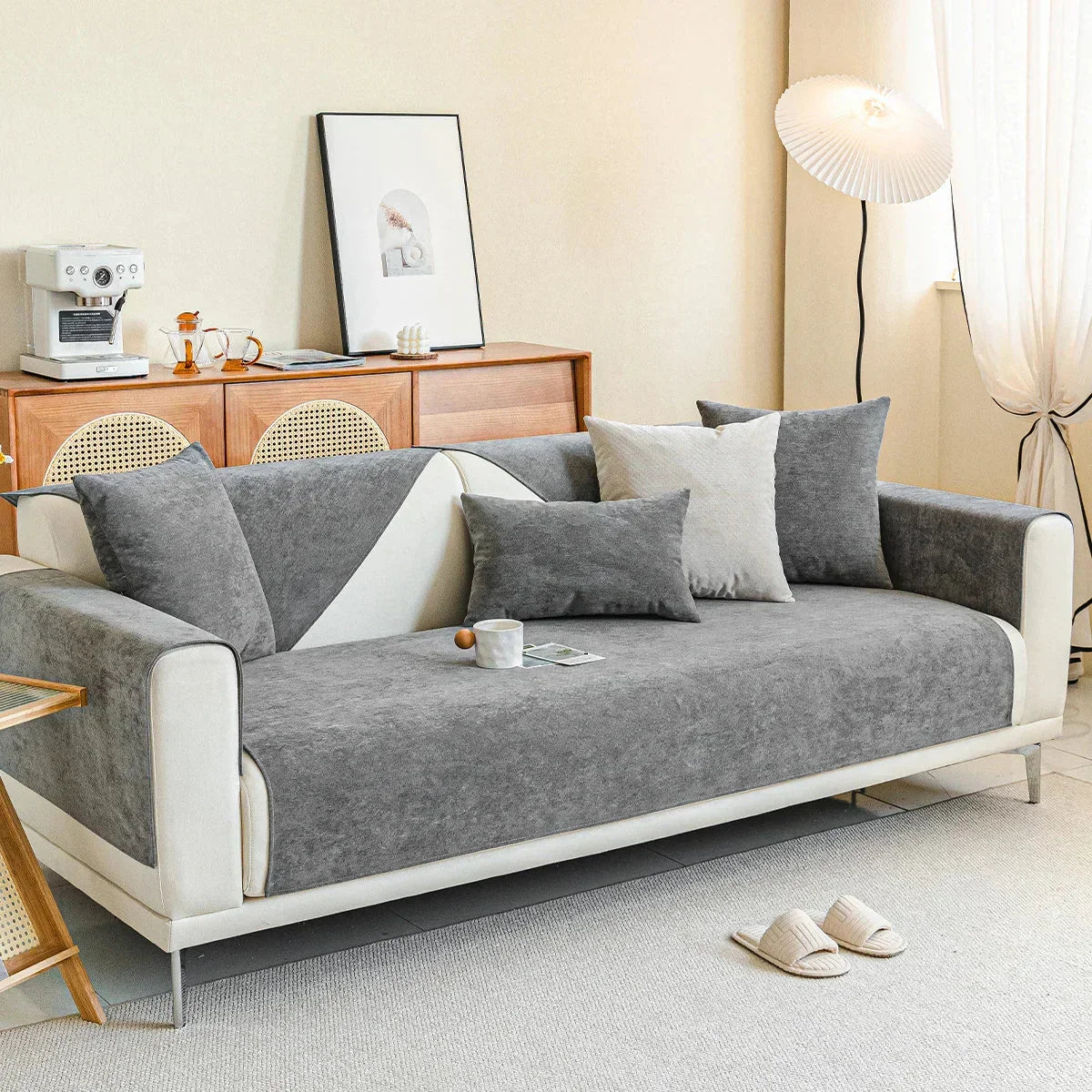 Durable Sofa Shield Cover with Eco-Friendly Fabric