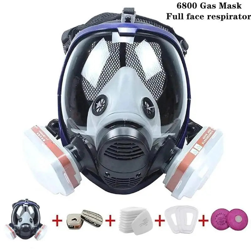 Ultimate Full-Face Safety Respirator with Anti-Fog Visor & Filters