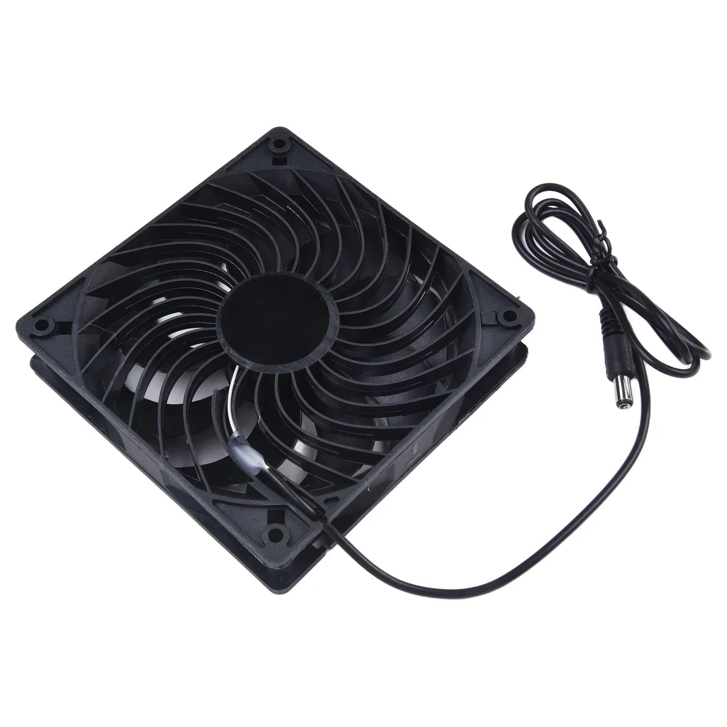 Eco-Friendly Dual Ventilation Fan System with 10W Solar Panel