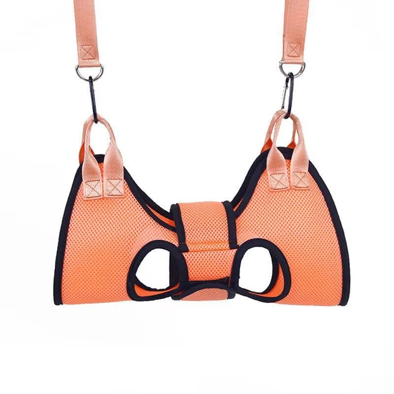 Comfortable Pet Grooming Sling with Adjustable Leg Openings