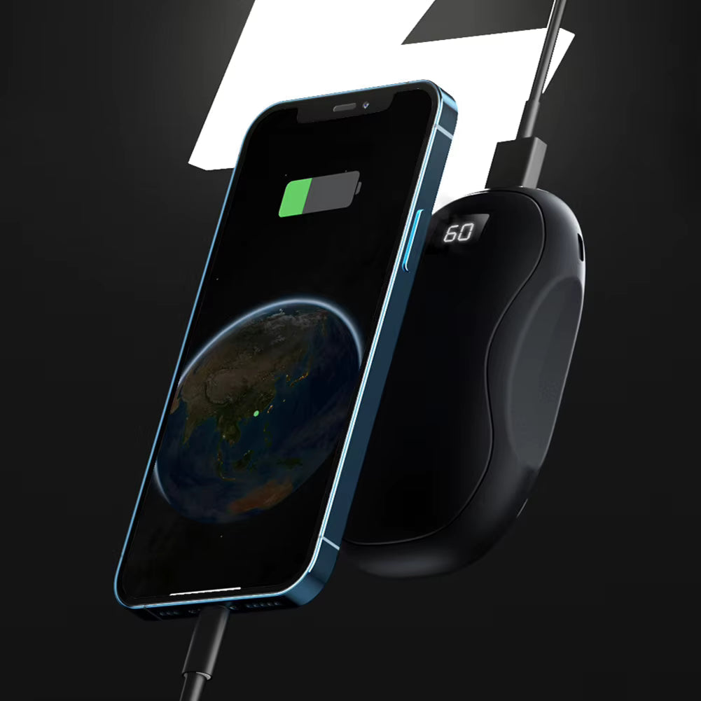Portable Hand Heater with 3500mAh Power Bank & LED Display