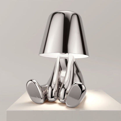 Elegant Rechargeable Table Light with Touch Control and Soft LED Illumination