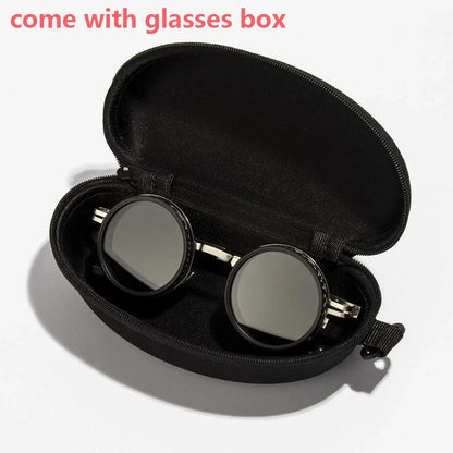 Customizable Polarized Sunglasses with Round Design and UV Defense