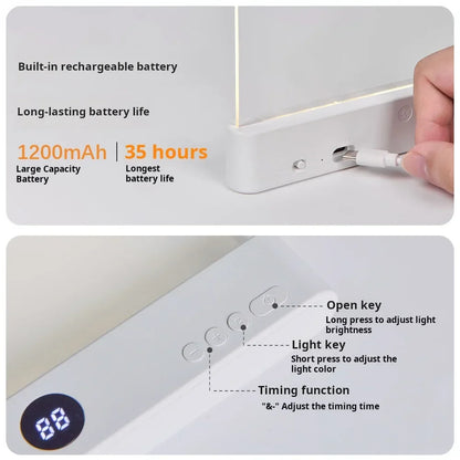 Rechargeable Clip-On Reading Lamp for Cozy Nighttime Reading