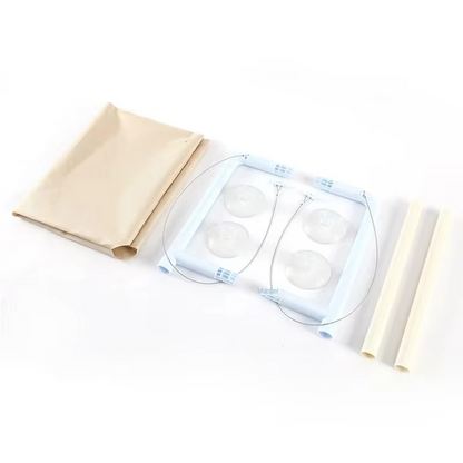 Cozy Cat Perch with Secure Suction Cups and Soft Bed, 24x12 Inches