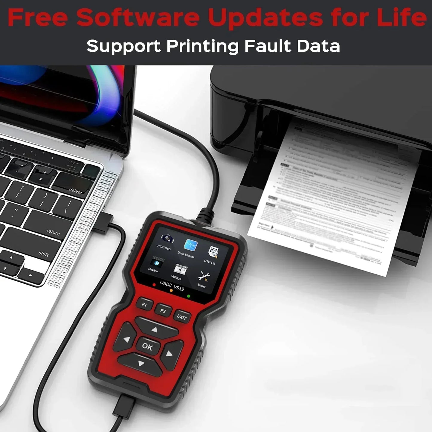 Instant Vehicle Diagnostic Tool with Live Engine Insights